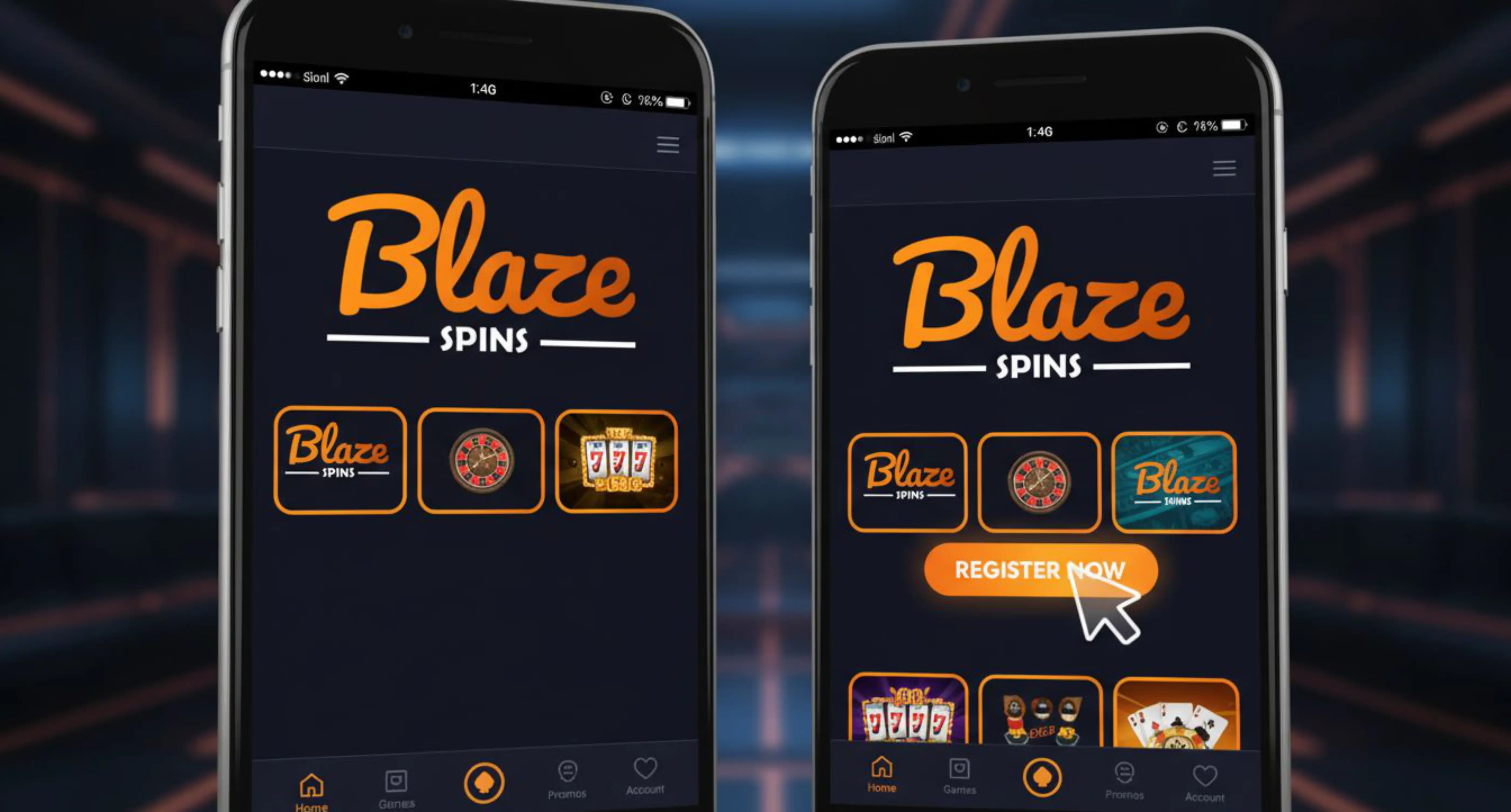 BlazeSpins Casino App Screenshot